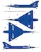 Fairey Delta FD2 , British Supersonic research Aircraft DW48064
