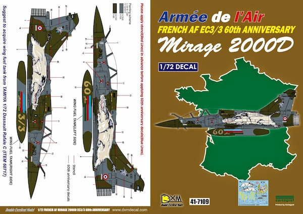 Mirage 2000D (EC3/3 60th Anniversary) DXM41-7109