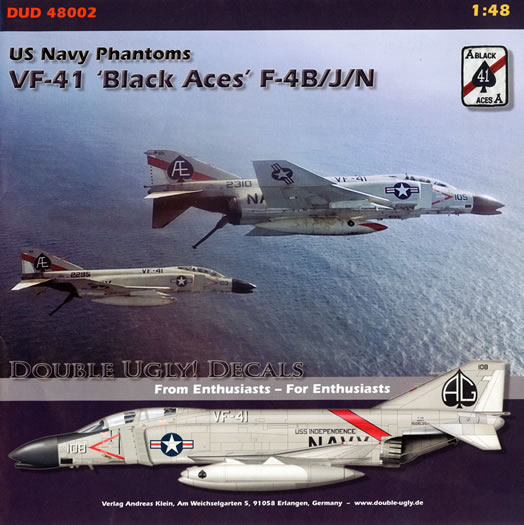 F4B/J/N Phantoms (VF81 'Black Aces") US Navy Phantoms  DUD48002