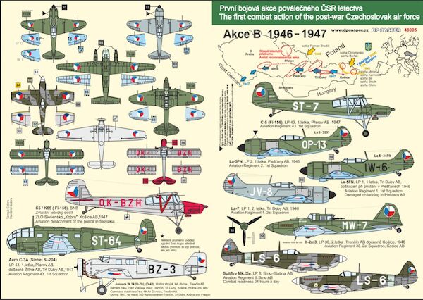 The first Operational; Action of the Czechoslovakian AF 1946-1947 DPC48005