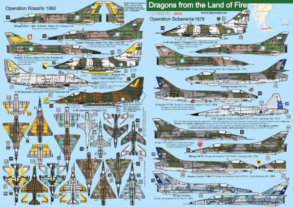 Dragons form the Land of Fire - Operation Soberania 1978 and Operations Rosario 1982 DPC48030