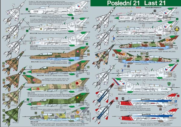 Posledni 21 - Last 21  (MiG21)  DPC48035