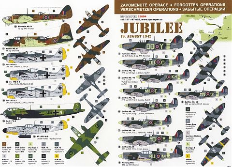 Forgotten Operations Operation Jubilee, August 1942 (Reissue)  DPC72004
