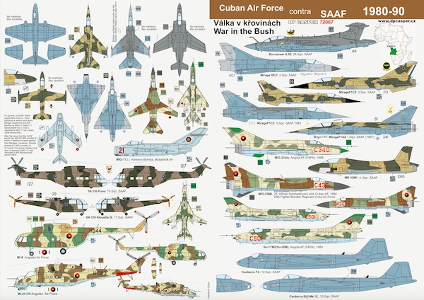 Cuban Air Force contra SAAF 1980-90. War in the Bush  DPC72067