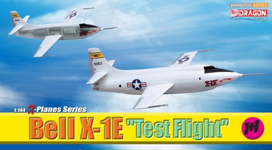 Bell X-1E "Test Flight" Contain 2 replicas DRW51029