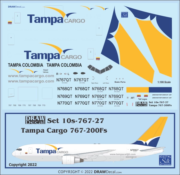 Boeing 767-200 (Tampa Cargo) 10-767-27