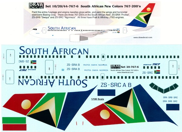 Boeing 767-200 (SAA South African Airways)  10-767-6