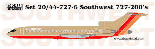 Boeing 727-200 (Southwest) 20-727-6