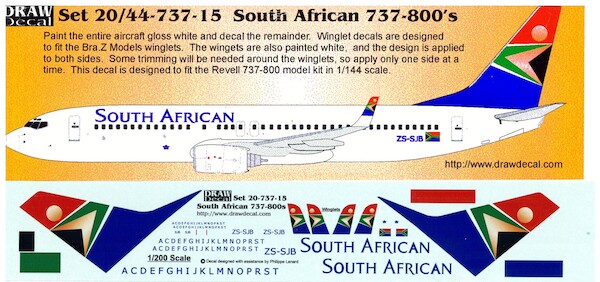 Boeing 737-800 (South African) 20-737-15