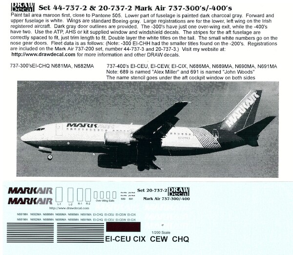 Boeing 737-300/400 (MarkAir) 20-737-2