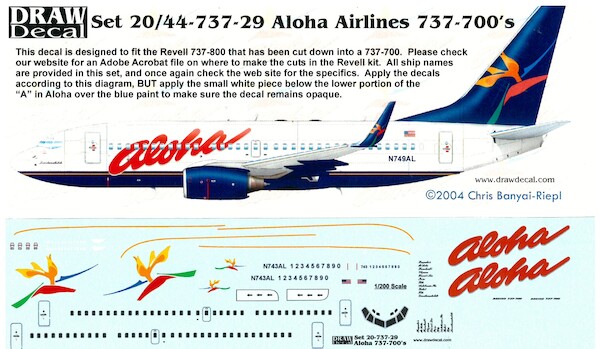 Boeing 737-700 (Aloha) 20-737-29