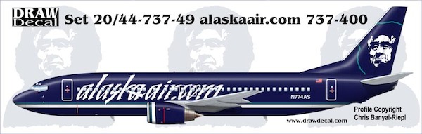 Boeing 737-400 (Alaskaair.com)  20-737-49