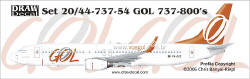 Boeing 737-800 (GOL Brasil)  20-737-54