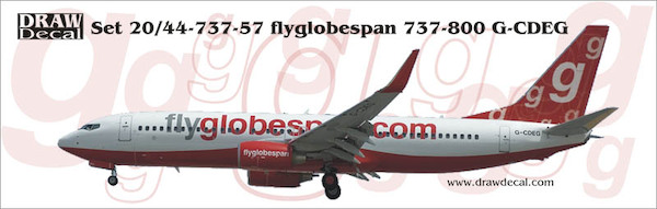 Boeing 737-800 (FlyGlobespan G-CDEG)  20-737-57