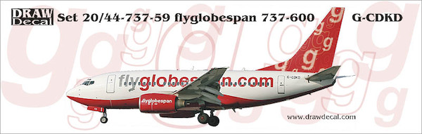 Boeing 737-600 (FlyGlobespan G-CDKD)  20-737-59