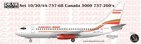 Boeing 737-200 (Canada 3000) 20-737-68