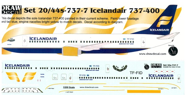 Boeing 737-400 (Icelandair NC) 20-737-7