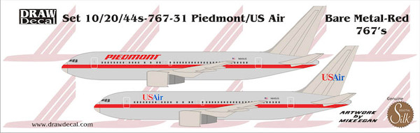 Boeing 767-200 (Piedmont Red Transition) 20-767-31