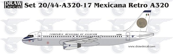 A320 (Mexicana Retro)  20-A320-17