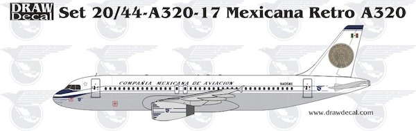 A320 (Mexicana Retro) 20-A320-17