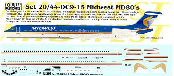 MD80's (Midwest)  20-DC9-15