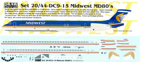 MD80's (Midwest) 20-DC9-15