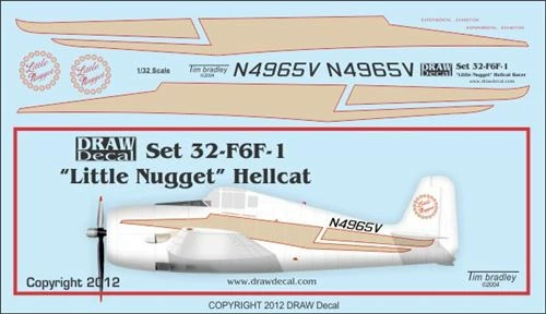 F6F-3 "Little Nugget"Hellcat racer (Alaska Airlines) 32-F6F-1