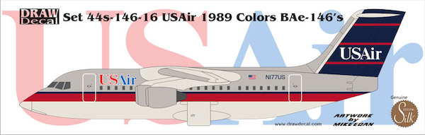 BAe146-200 (RJ100) (USAir "1989" scheme)  44-146-16