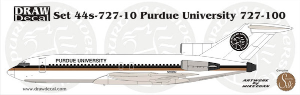 Boeing 727-100 (Purdue University)  44-727-10