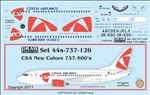 Boeing 737-500 (CSA Czech Airlines) 44-737-126