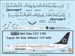 Boeing 737-800 (Egypt Air Skyteam) 44-737-130