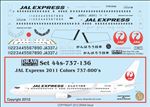 Boeing 737-800 (JAL Express 2011)  44-737-136