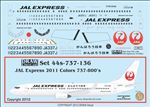 Boeing 737-800 (JAL Express 2011) 44-737-136