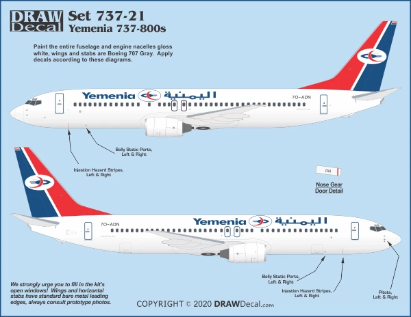 Boeing 737-800 (Yemenia) 44-737-21