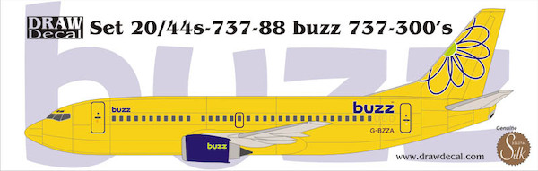 Boeing 737-300 (BUZZ G-BZZA & G-BZZB)  44-737-88