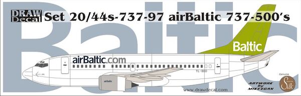 Boeing 737-500 (Air Baltic) 44-737-97