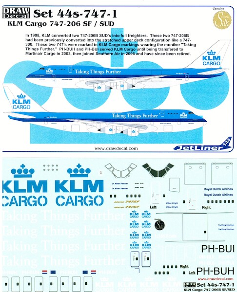 Boeing 747-300 (KLM Cargo)  44-747-1