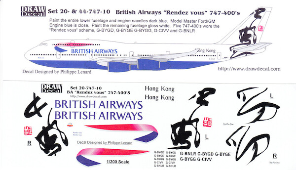 Boeing 747-400 (British Airways "Rendez vous") 44-747-10