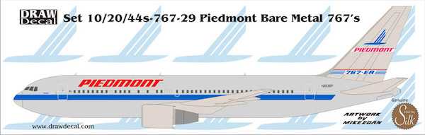 Boeing 767-200 (Piedmont Blue Transition)  44-767-29