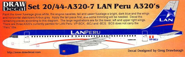 A320 (LAN Peru NC)  44-A320-7