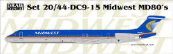 MD80's (Midwest) 44-DC9-15