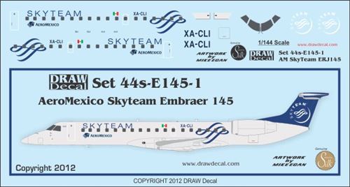 Embraer 145 (Aeromexico - Skyteam) 44-E145-1