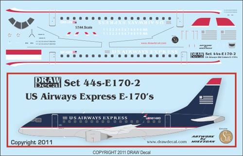 Embraer 170 (US Airways Express)  44-E170-2