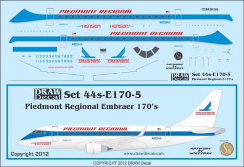 Embraer 170 (Piedmont Regional - Henson) Flights of fancy 44-E170-5