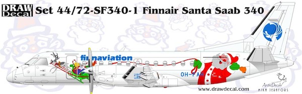 Saab 340 (Finnaviation - Santa) 44-SF340-1