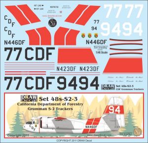 S2A Tracker (CDF fire bombers)  48-S2-3