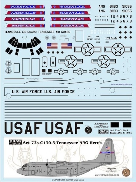 C130E Hercules (Tennessee ANG)  72-C130-3