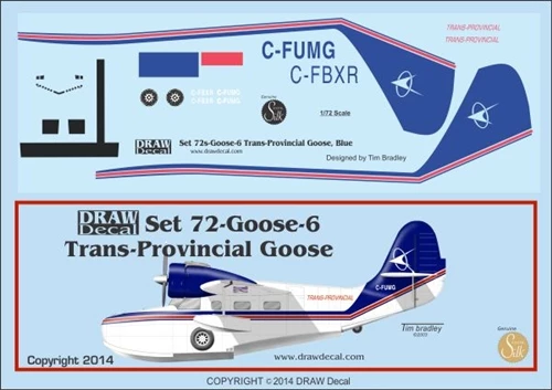 Grumman Goose (Trans Provincial, Blue)  72-GOOSE-6