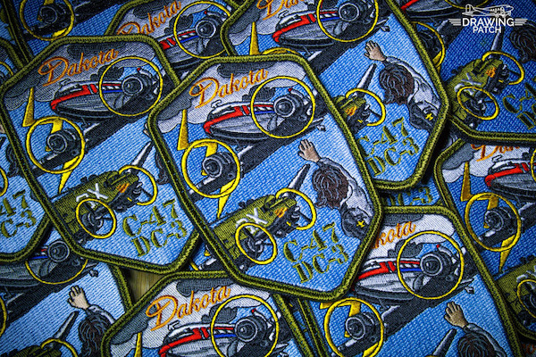 Dakota DC-3/C-47 sew emblems / patches  PATCH-DC3