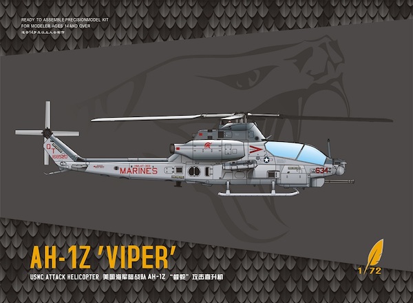Bell AH1Z Viper USMC Attack helicopter DM720012